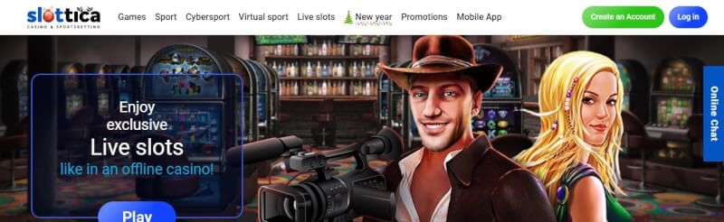 slottica website provides casino games, ilk depozit bonusu və yeni oyunçular üçün təkliflər-loqosu