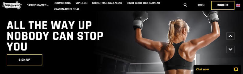 ladyhammer casino homepage offers casino games, ilk depozit bonusu və yeni oyunçular üçün təkliflər-loqosu