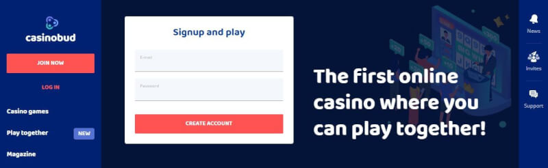 casinobud spend n play website offers casino games, ilk depozit əlavə və yeni oyunçular üçün promosyonlar-loqosu