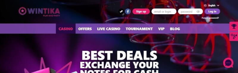 wintika website offers gambling games, ilk depozit bonusu və yeni oyunçular üçün təkliflər-loqosu