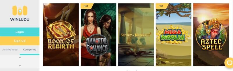 winludu casino homepage provides gambling games, ilk depozit əlavə və yeni oyunçular üçün promosyonlar-loqosu