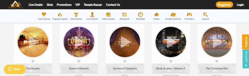 temple nile homepage provides casino games, çox ilk depozit əlavə və yeni oyunçular üçün təkliflər-loqosu