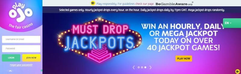 playojo website offers casino games, ilk depozit əlavəsi və yeni oyunçular üçün promosyonlar-loqosu