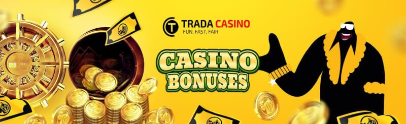 If you’re looking to take advantage of a fresh casino bonus then trada casino welcome bonus and free spins might be a choice for you-logo