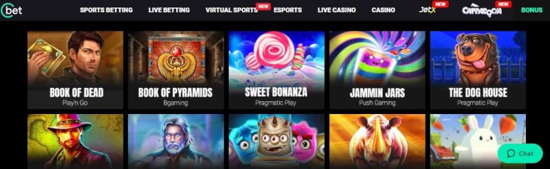cbet homepage offers casino games, ilk depozit bonusu və yeni oyunçular üçün kampaniyalar-loqosu