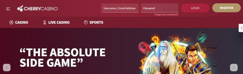 cherry casino website provides gambling games, yeni oyunçular üçün ilk depozit bonusu və promosyonlar-loqosu