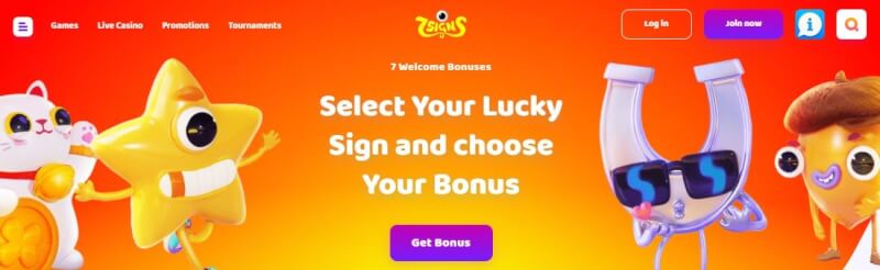7signs casino homepage offers incentives to brand-new players-logo