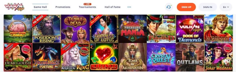 vulkan vegas homepage offers gambling games, ilk depozit bonusu və yeni oyunçular üçün təkliflər-loqosu