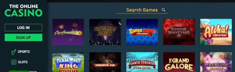 the online casino website provides casino games, ilk depozit bonusu və yeni oyunçular üçün təkliflər-loqosu