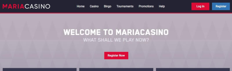 Maria Casino is an online casino that provides a customized video gaming knowledge, good online game providers and welcome bonuses for new players-logo
