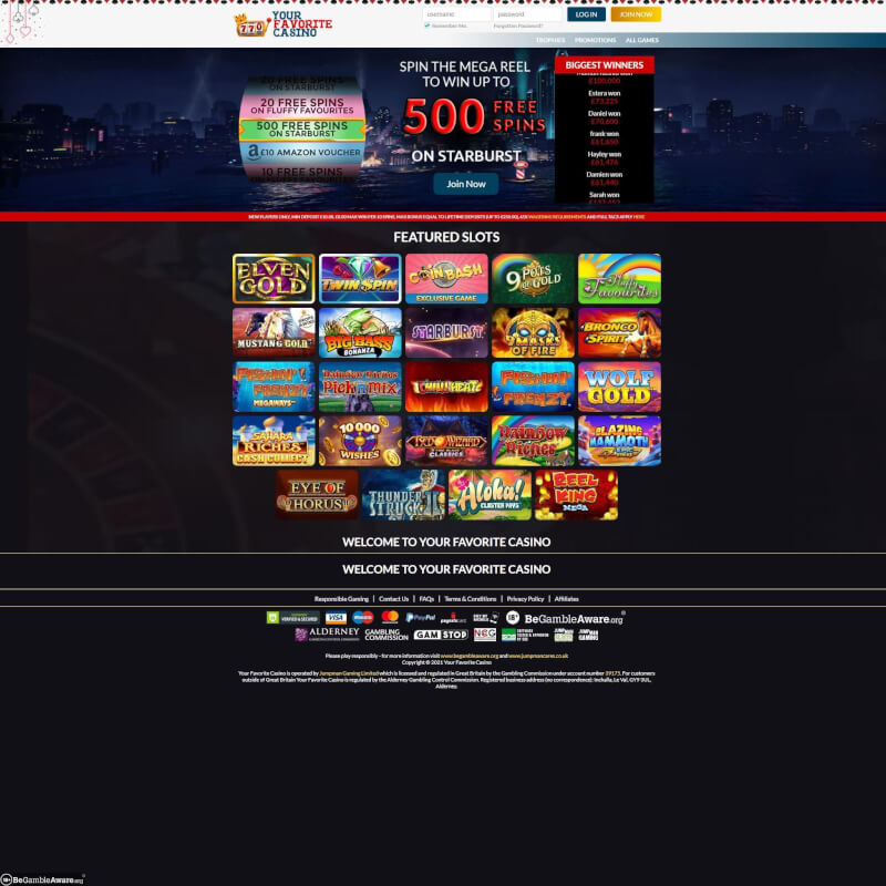 Your Favorite Casino screenshot 1