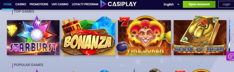 casiplay casino lobby casiplay casino lobby with promotions, live casino and loyalty program-logo