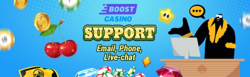 you can find quite a few choices to get in touch with the Boost Casino customer service-logo