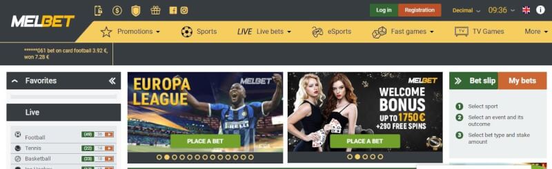melbet website offers casino games and promotions for brand new players-logo