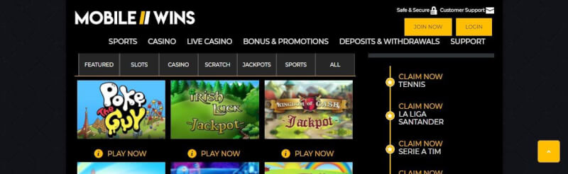 mobile victories casino homepage provides casino games, ilk depozit bonusu və yeni oyunçular üçün təkliflər-loqosu