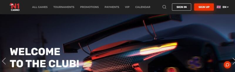 n1 casino website provides gambling games, ilk depozit bonusu və yeni oyunçular üçün kampaniyalar-loqosu