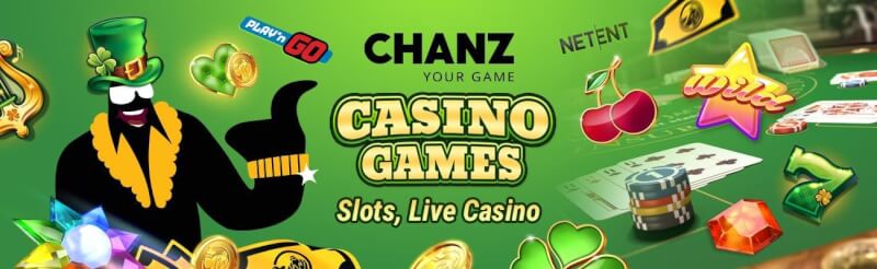 chanz casino games and slot machines, play online slot machines and real time casino games-logo