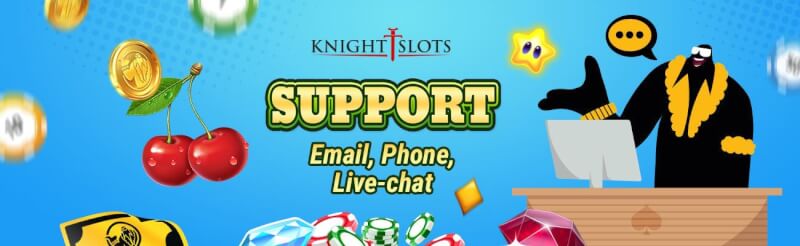 knightslots support options review-logo
