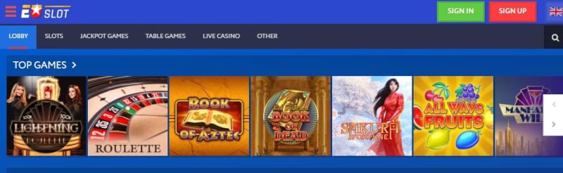 euslot website offers casino games, ilk depozit əlavə və yeni oyunçular üçün promosyonlar-loqosu